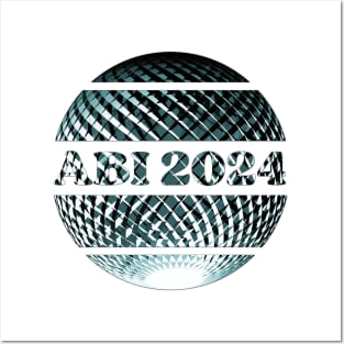 Abi 2024 Platin blau Posters and Art